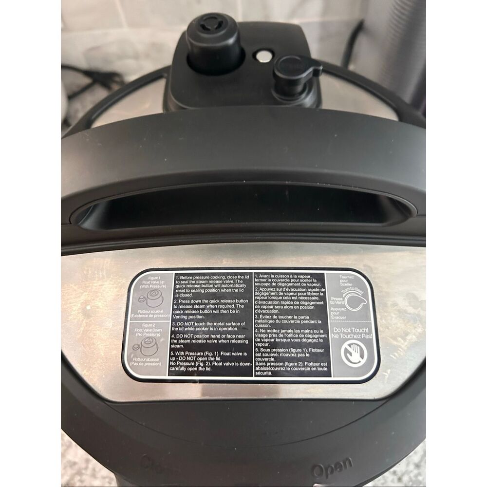 Instant Pot Duo Nova 7-in-1 Electric Pressure Cooker Stainless 8 Qt Black - Picture 2 of 6